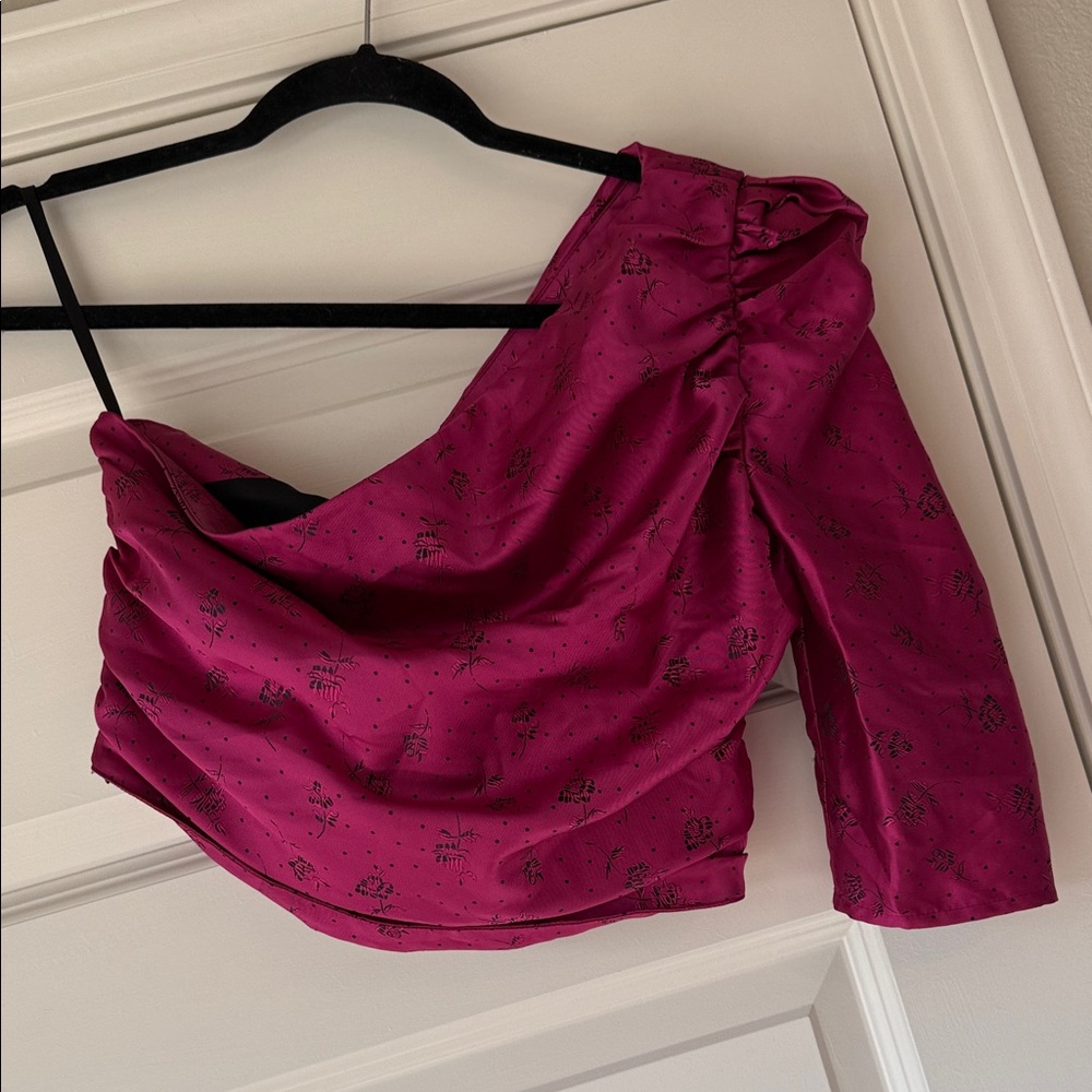 MAJORELLE Magenta Printed Top